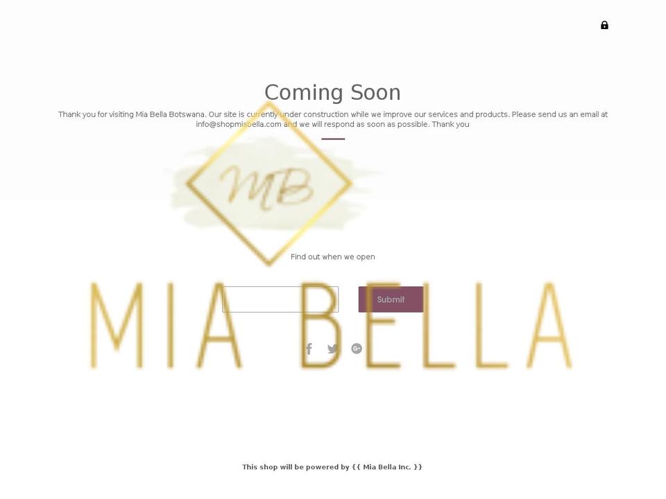 shopmiabellababy.com shopify website screenshot