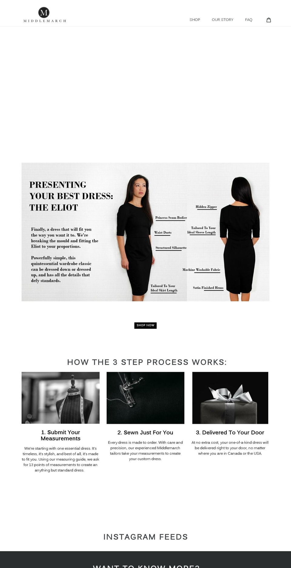 shopmiddlemarch.com — Shopify storefront screenshot