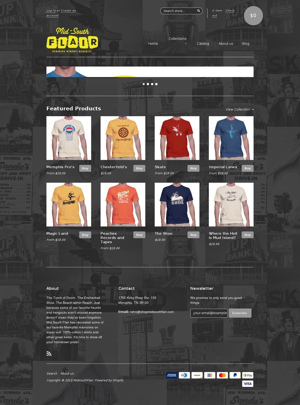 shopmidsouthflare.com shopify website screenshot