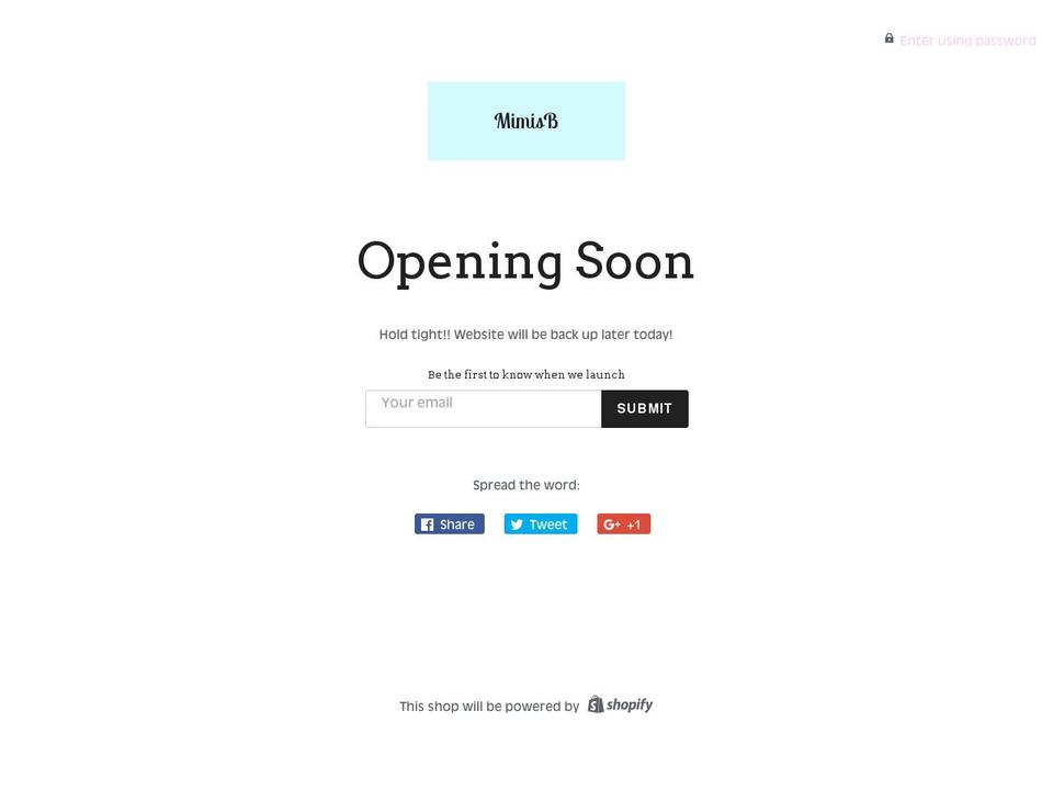shopmimisboutique.com — Shopify storefront screenshot