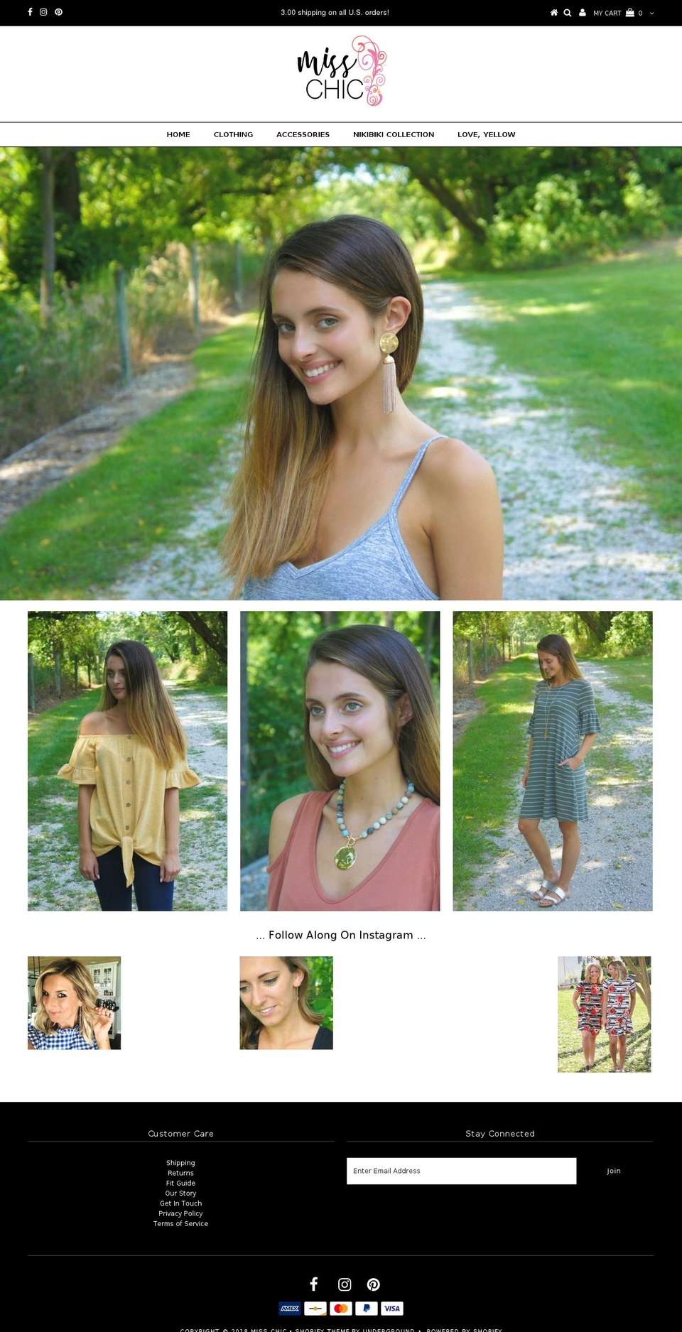 shopmisschic.com shopify website screenshot