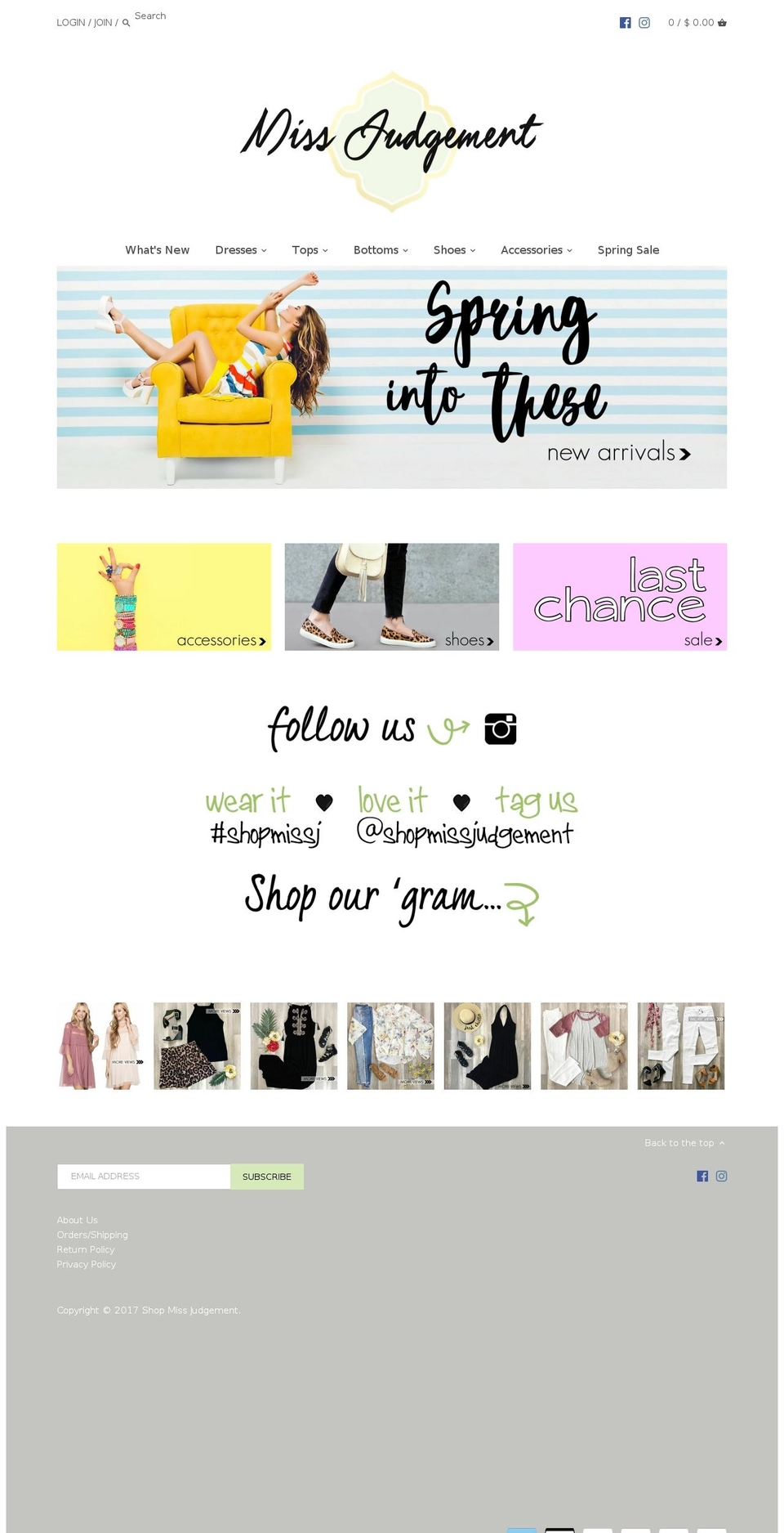 shopmissjudgement.com shopify website screenshot