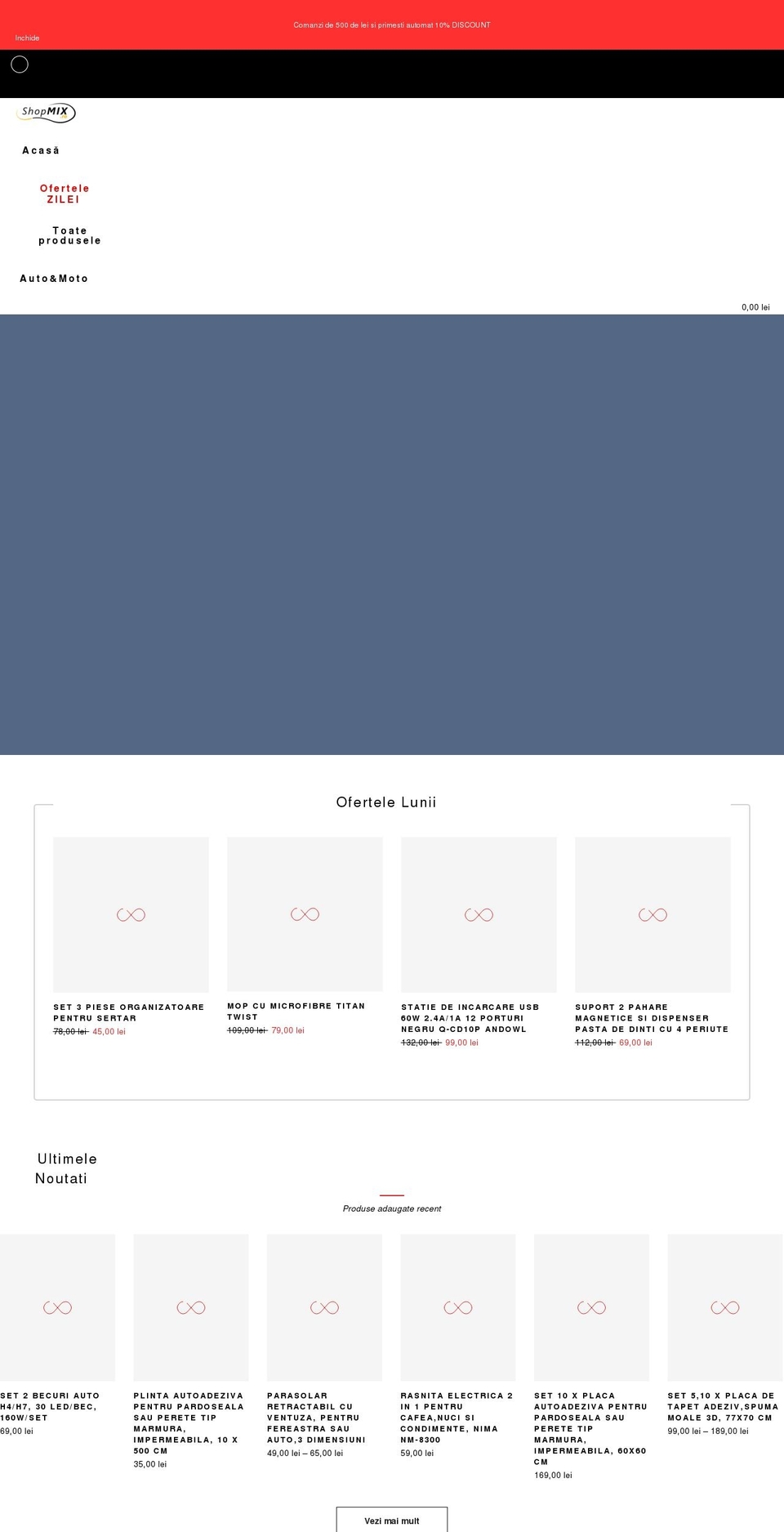 shopmix.ro shopify website screenshot
