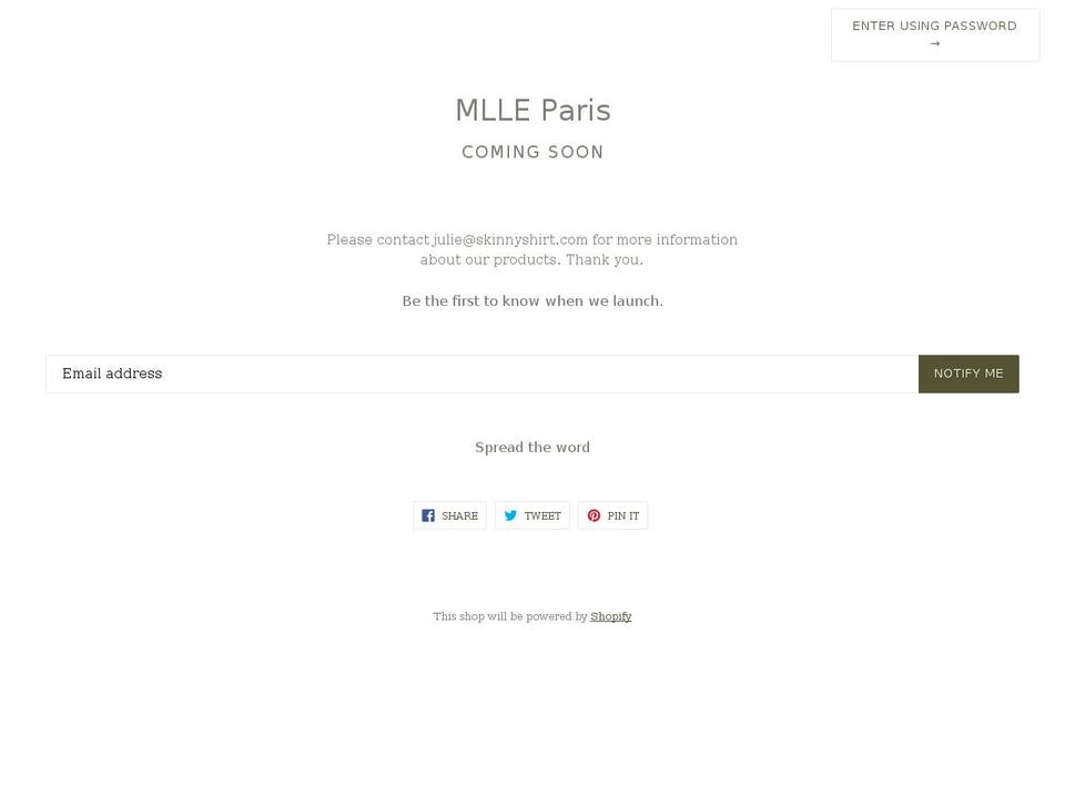 shopmllek.com — Shopify storefront screenshot