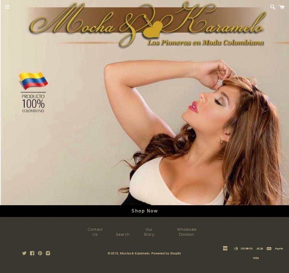 diva-classic- Shopify theme site example shopmochakaramelo.com