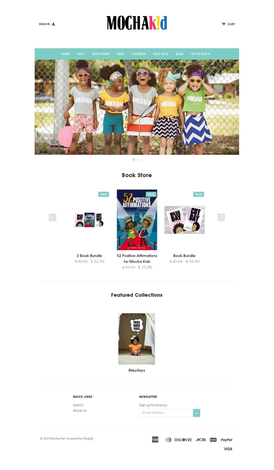 shopmochakid.com shopify website screenshot