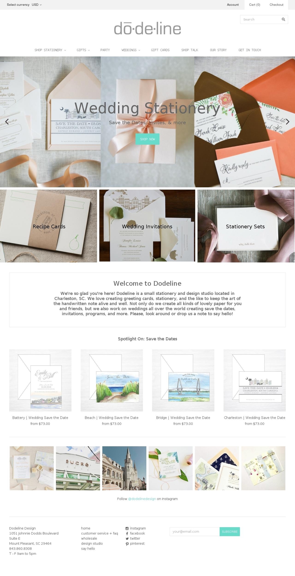 shopmoderncards.com shopify website screenshot