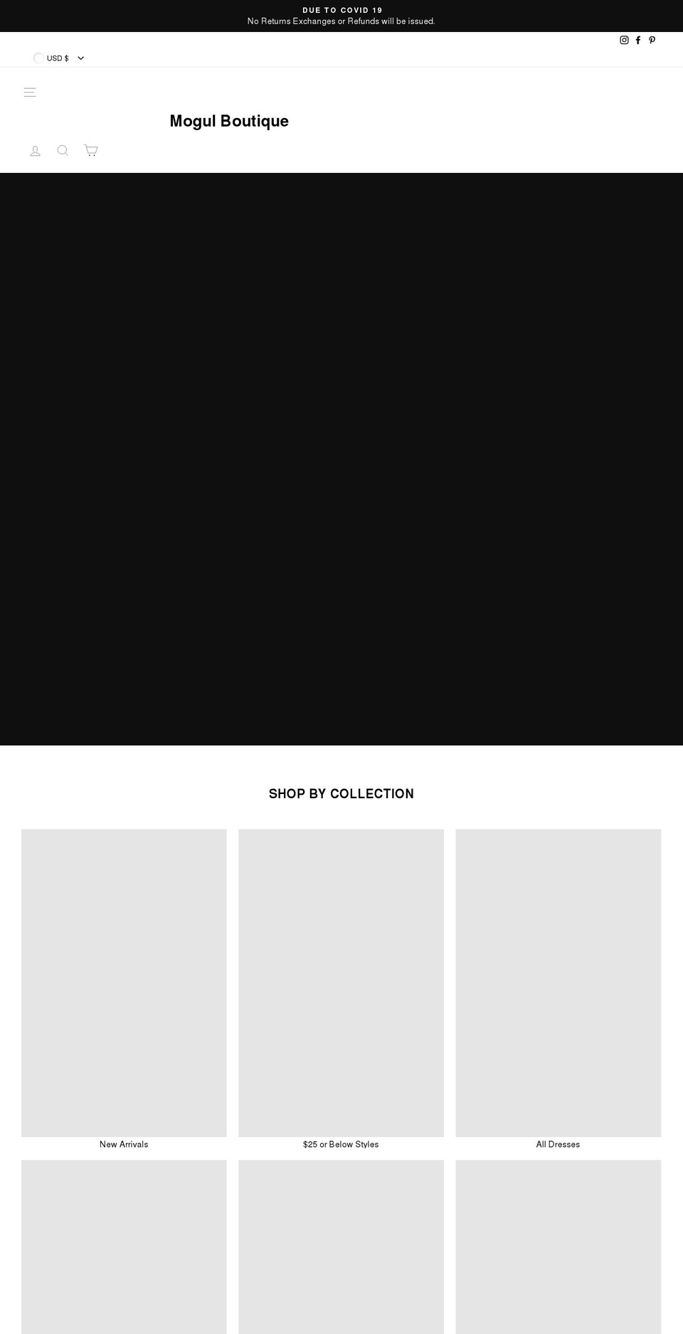 shopmogulboutique.com shopify website screenshot