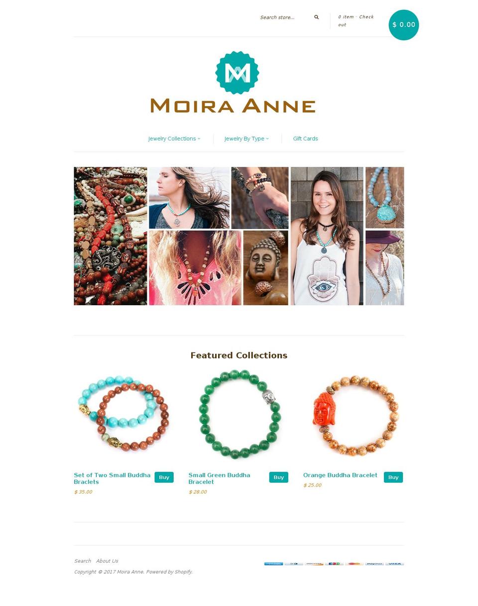 Copy of Moira Ann Store Brand Shopify theme site example shopmoiraanne.com