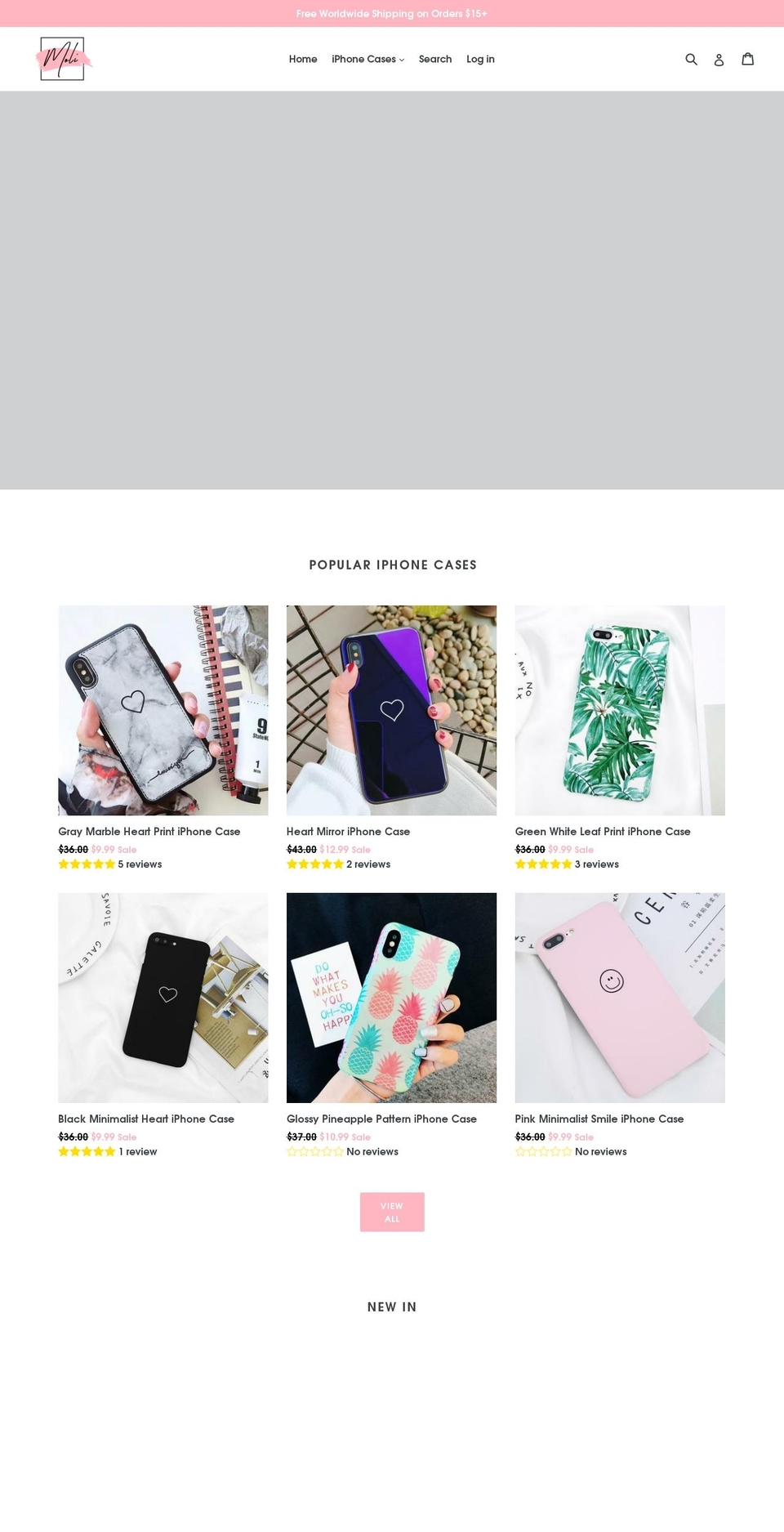 shopmoli.com — Shopify storefront screenshot