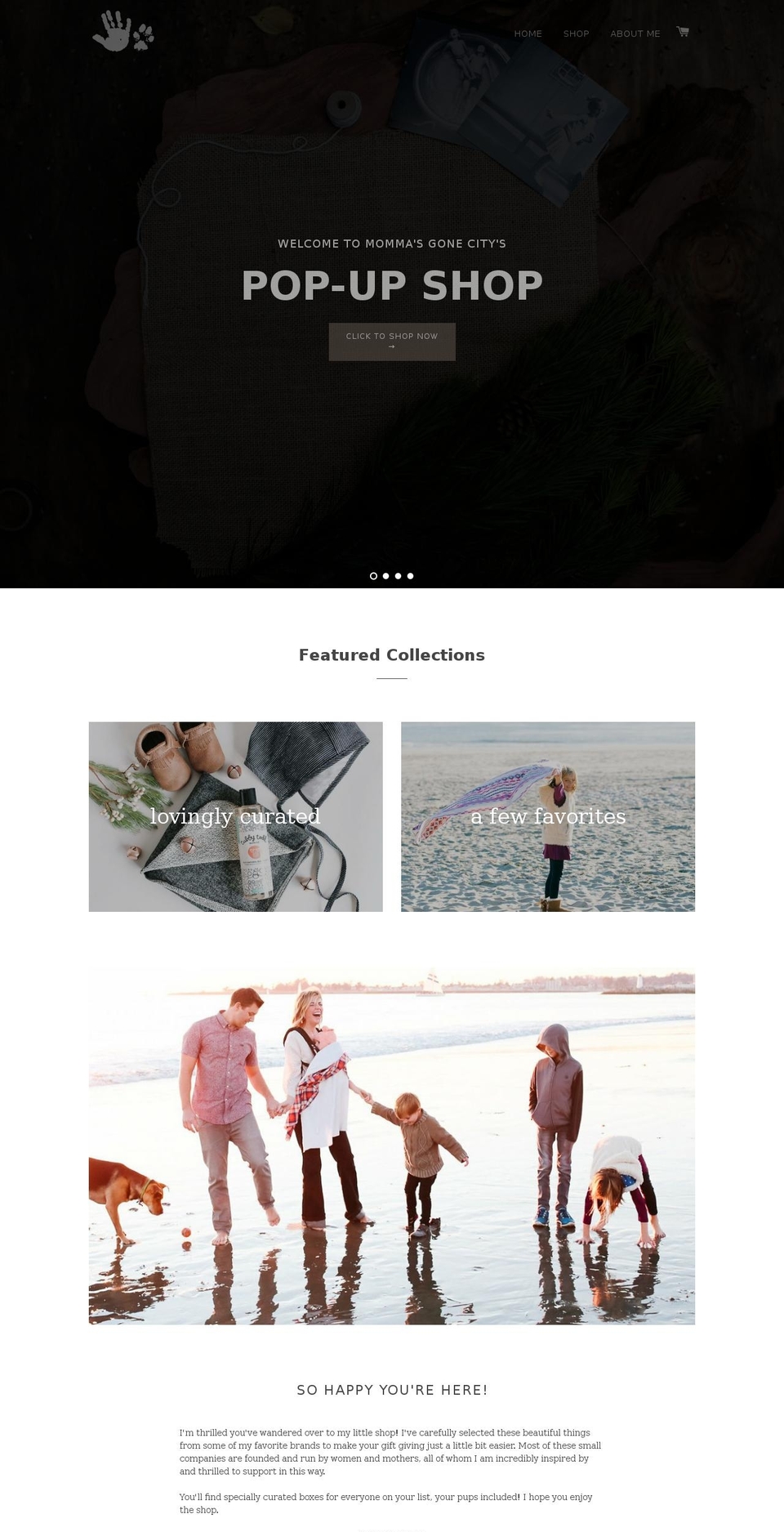 shopmommasgonecity.com shopify website screenshot