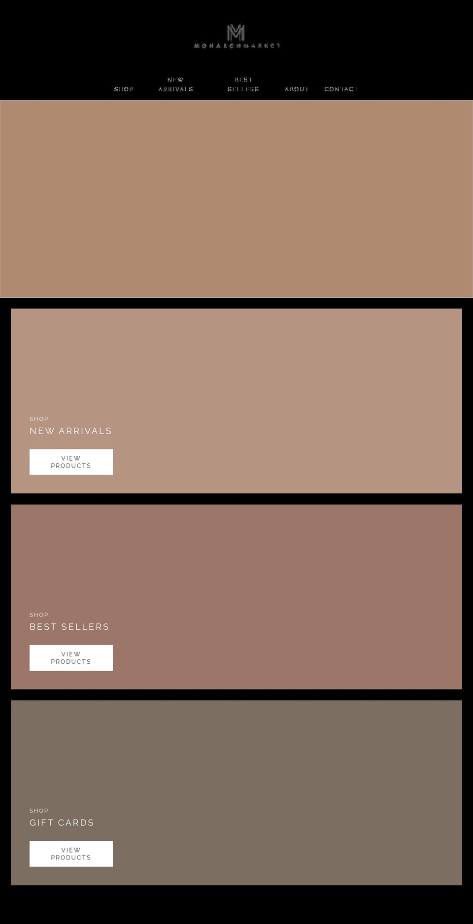 shopmonarchmarket.com shopify website screenshot