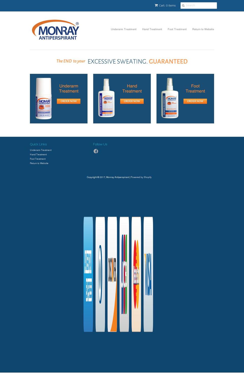 shopmonray.com shopify website screenshot