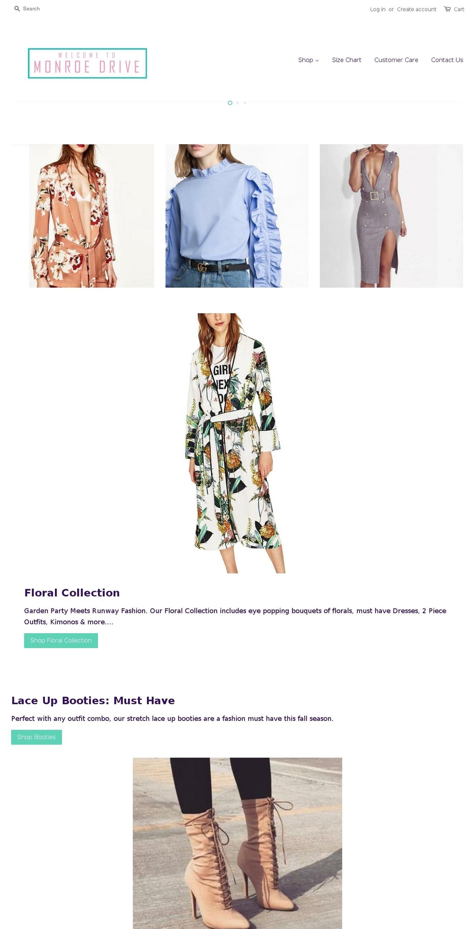 shopmonroedrive.com — Shopify storefront screenshot