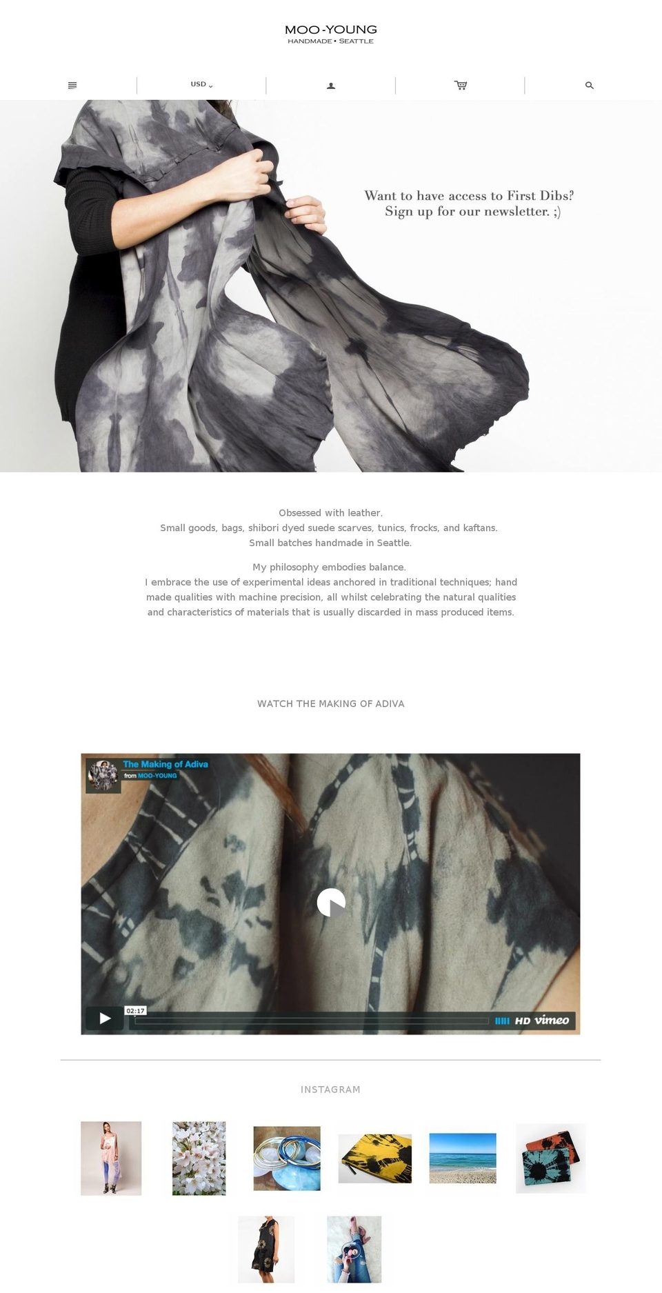 shopmoo-young.com shopify website screenshot