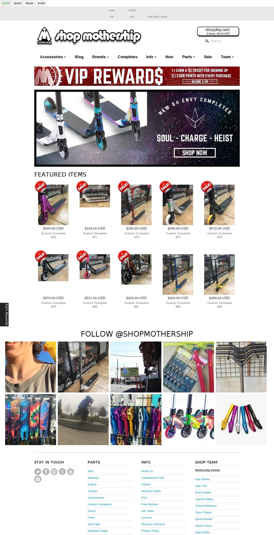 shopmothership.com shopify website screenshot