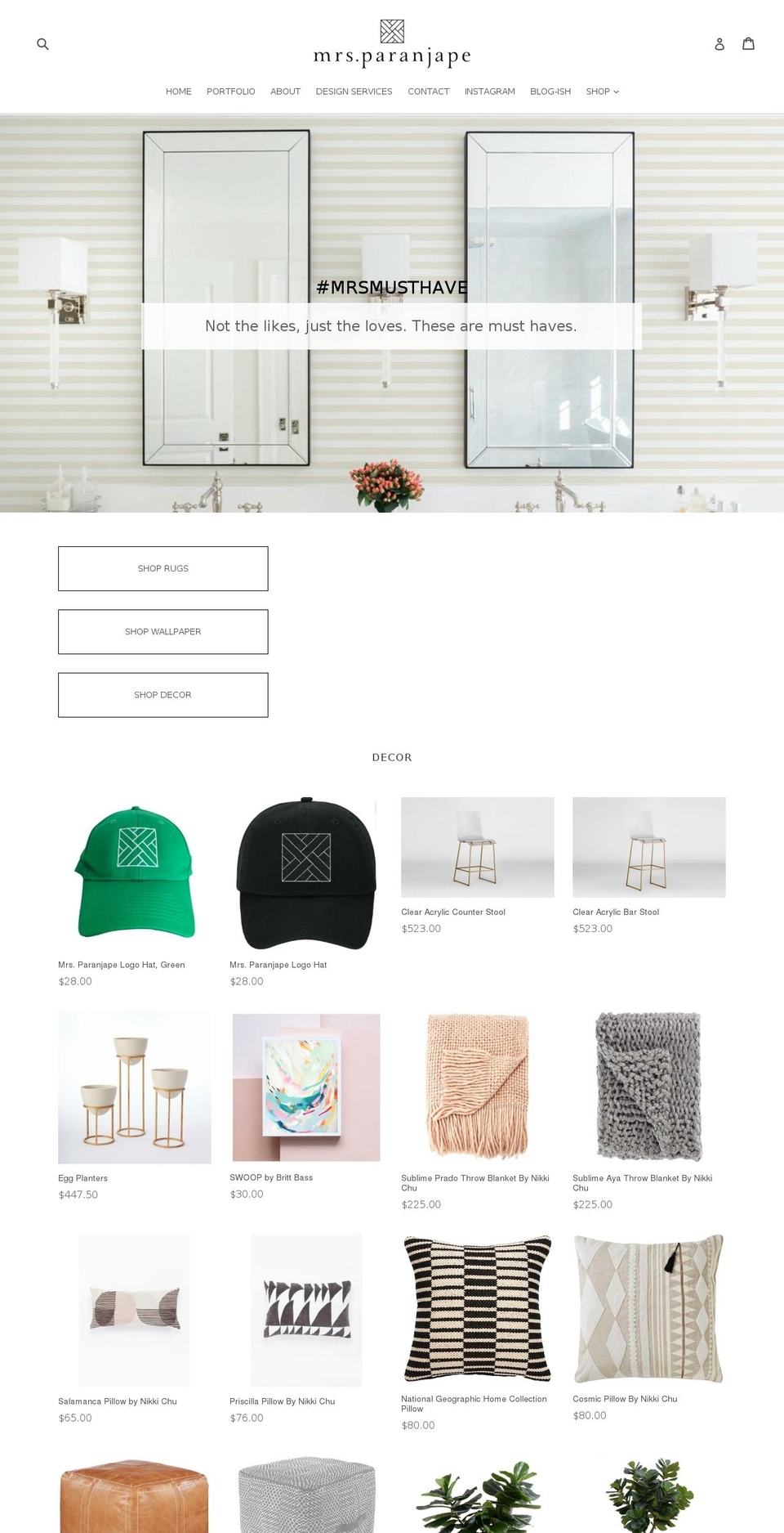 shopmrsparanjape.com shopify website screenshot