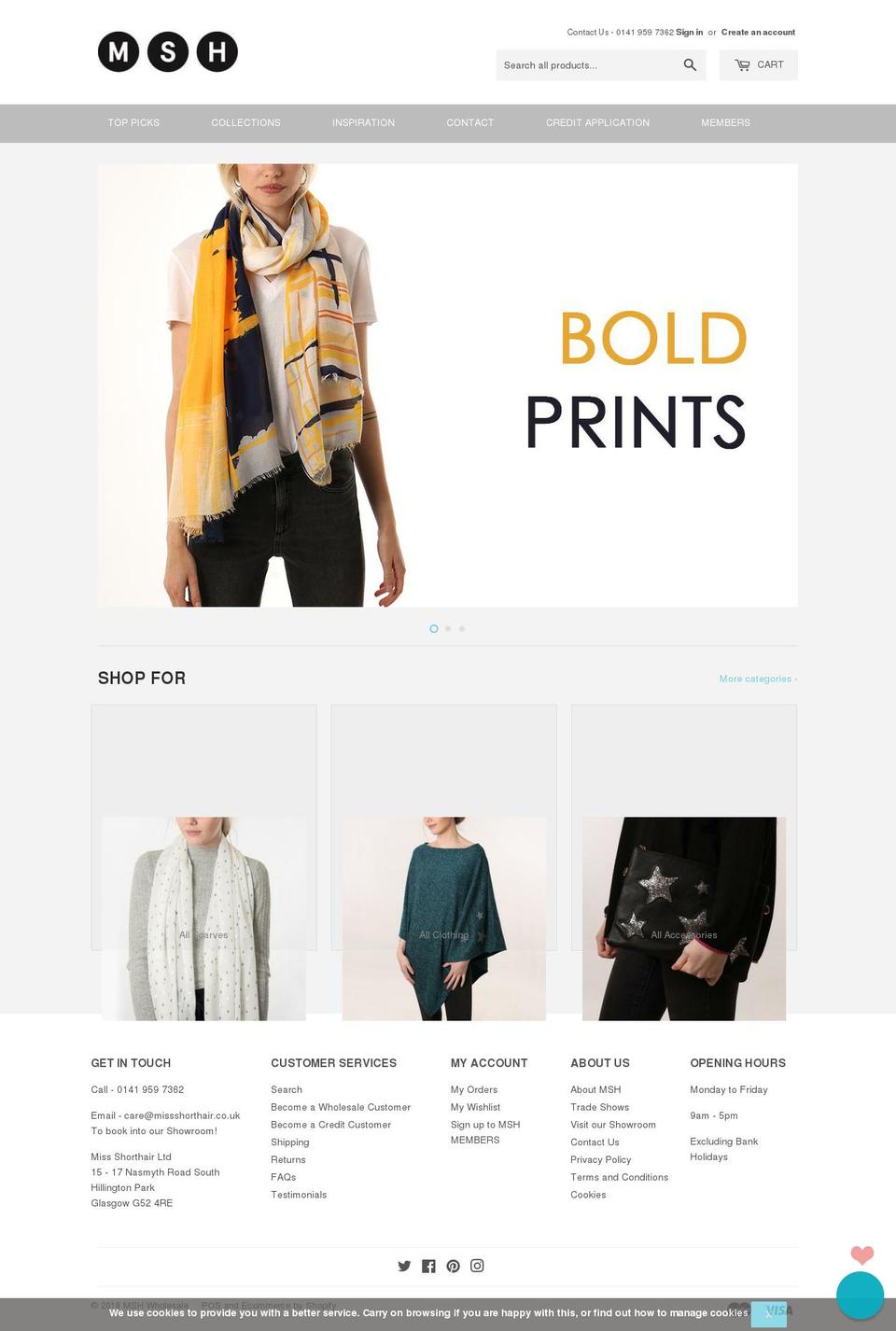 shopmsh.com — Shopify storefront screenshot