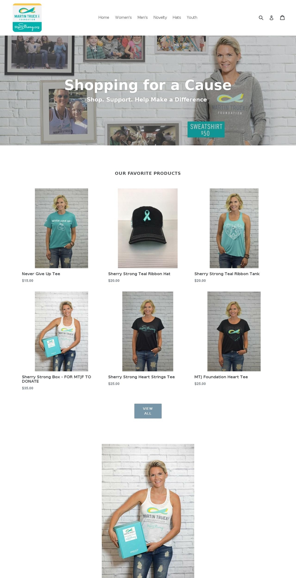 shopmtjf.org shopify website screenshot