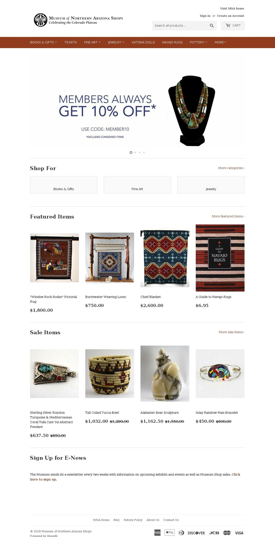 shopmusnaz.org shopify website screenshot