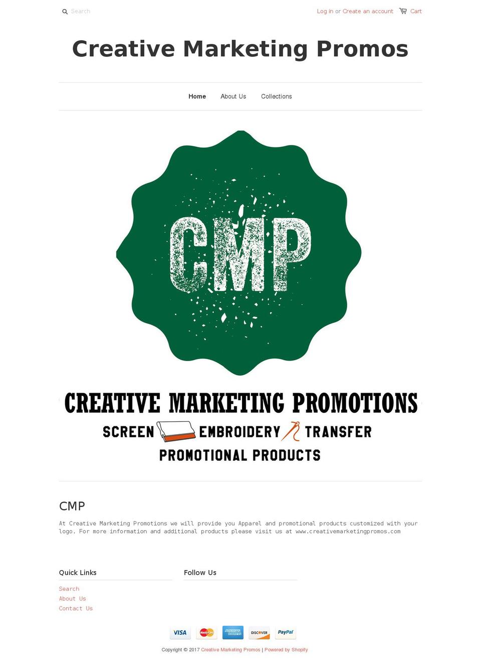 shopmycmp.com shopify website screenshot