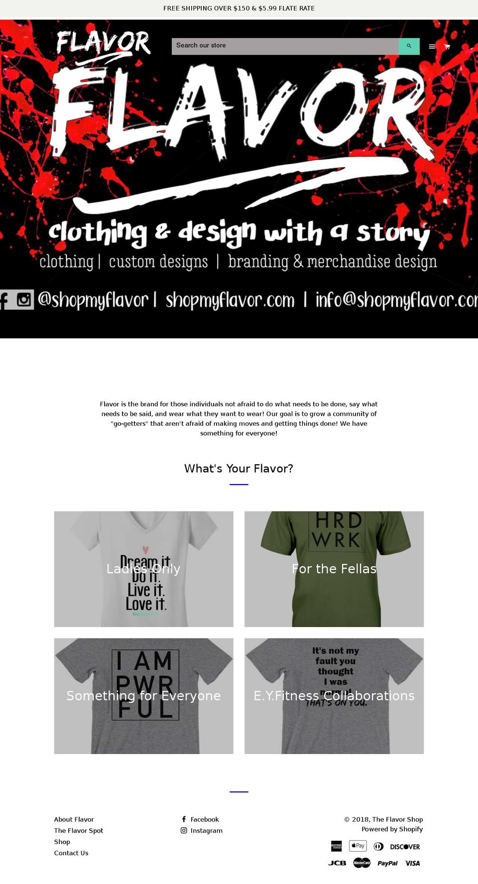 shopmyflavor.com — Shopify storefront screenshot