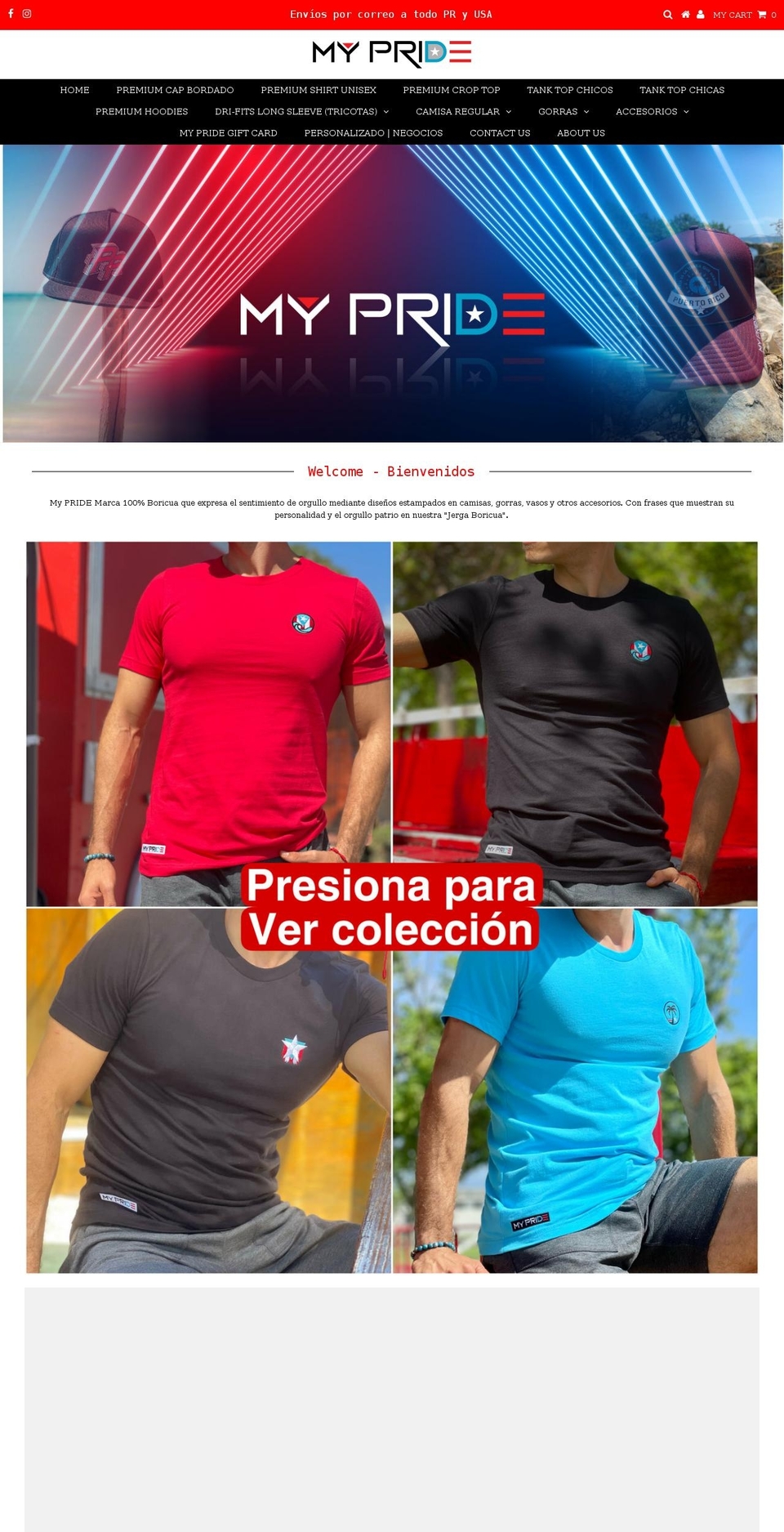 shopmypride.com shopify website screenshot