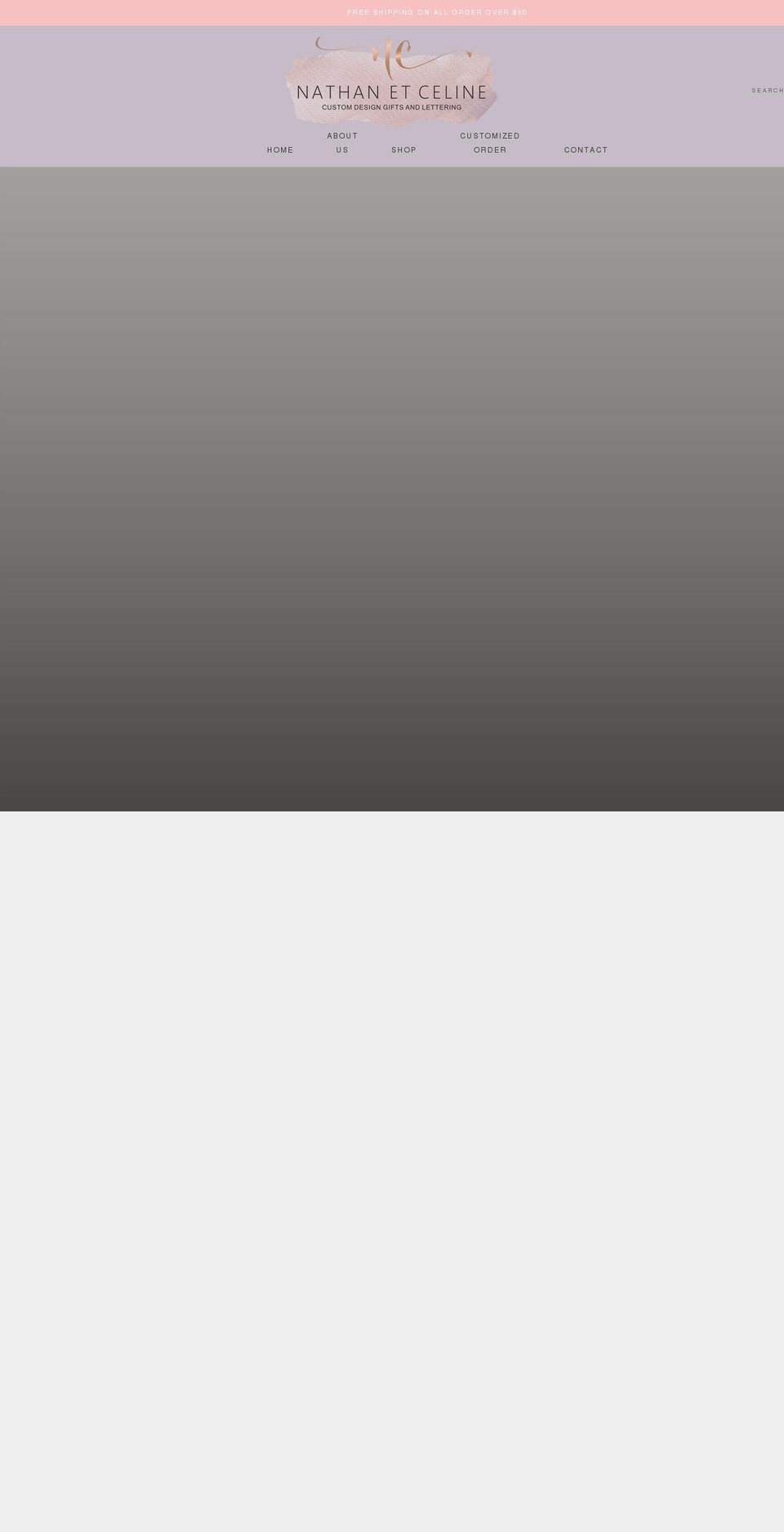 shopnathanetceline.com shopify website screenshot