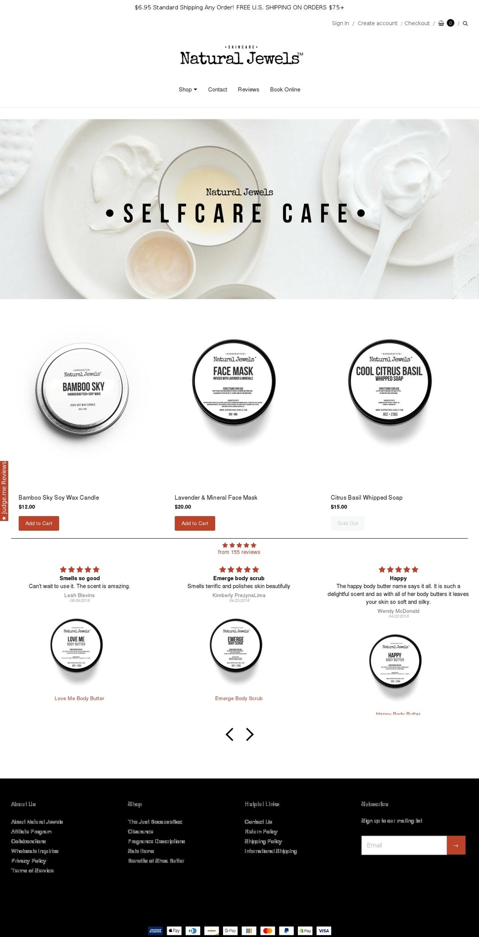 shopnaturaljewels.com shopify website screenshot