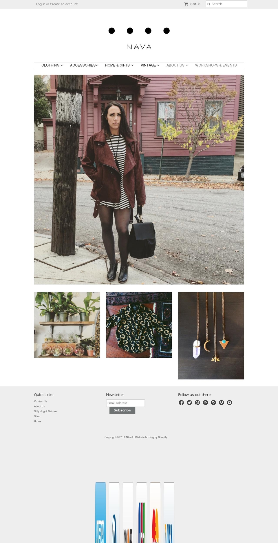 shopnava.com shopify website screenshot