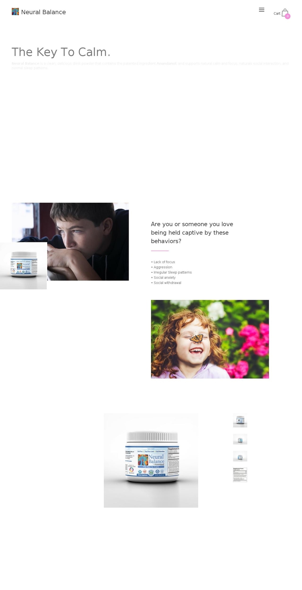 shopneuralbalance.com shopify website screenshot