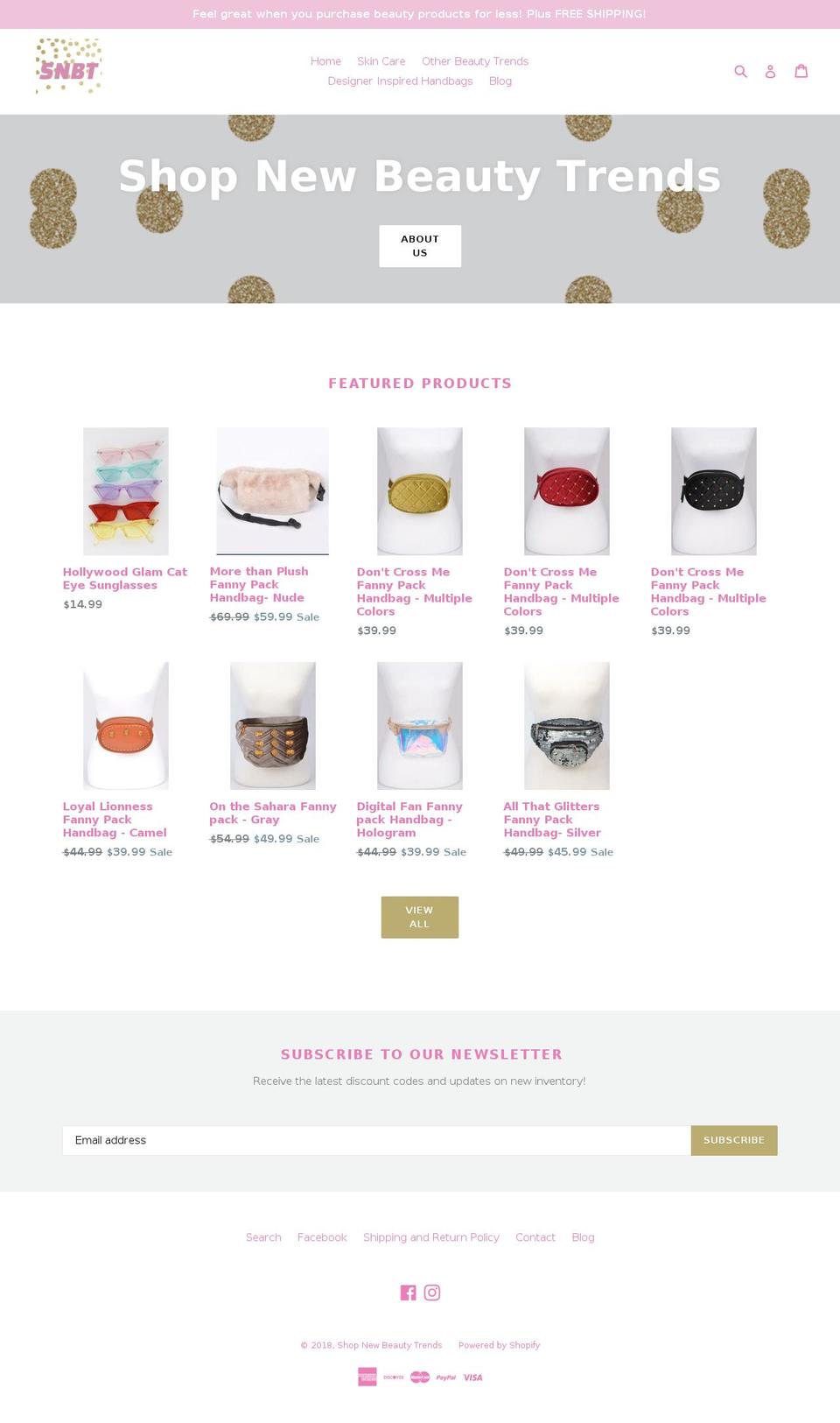 shopnewbeautytrends.com — Shopify storefront screenshot
