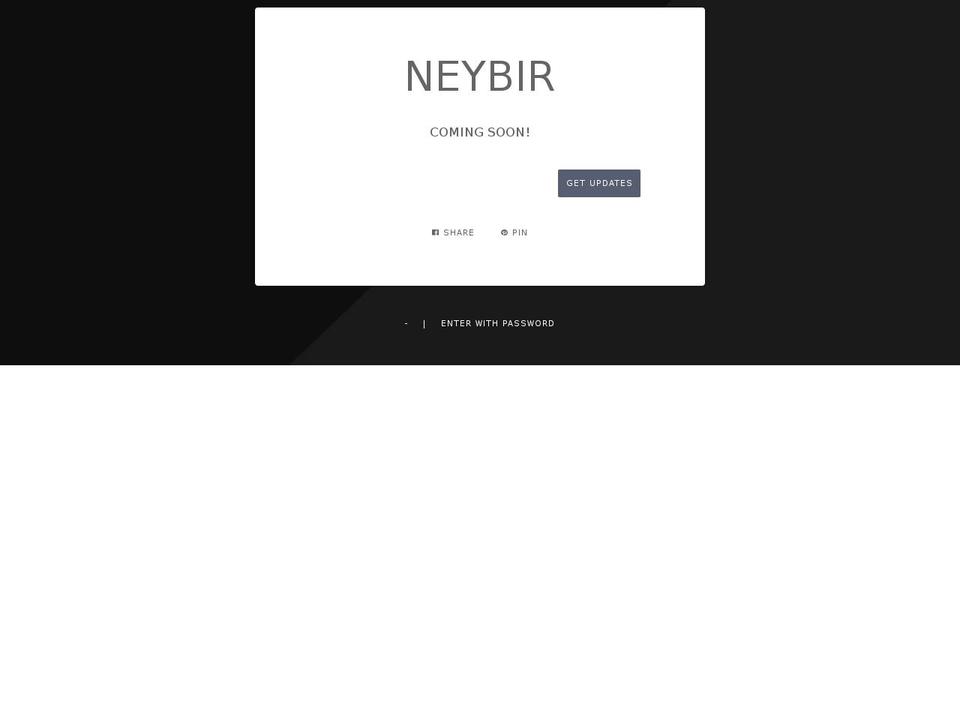 shopneybir.com shopify website screenshot