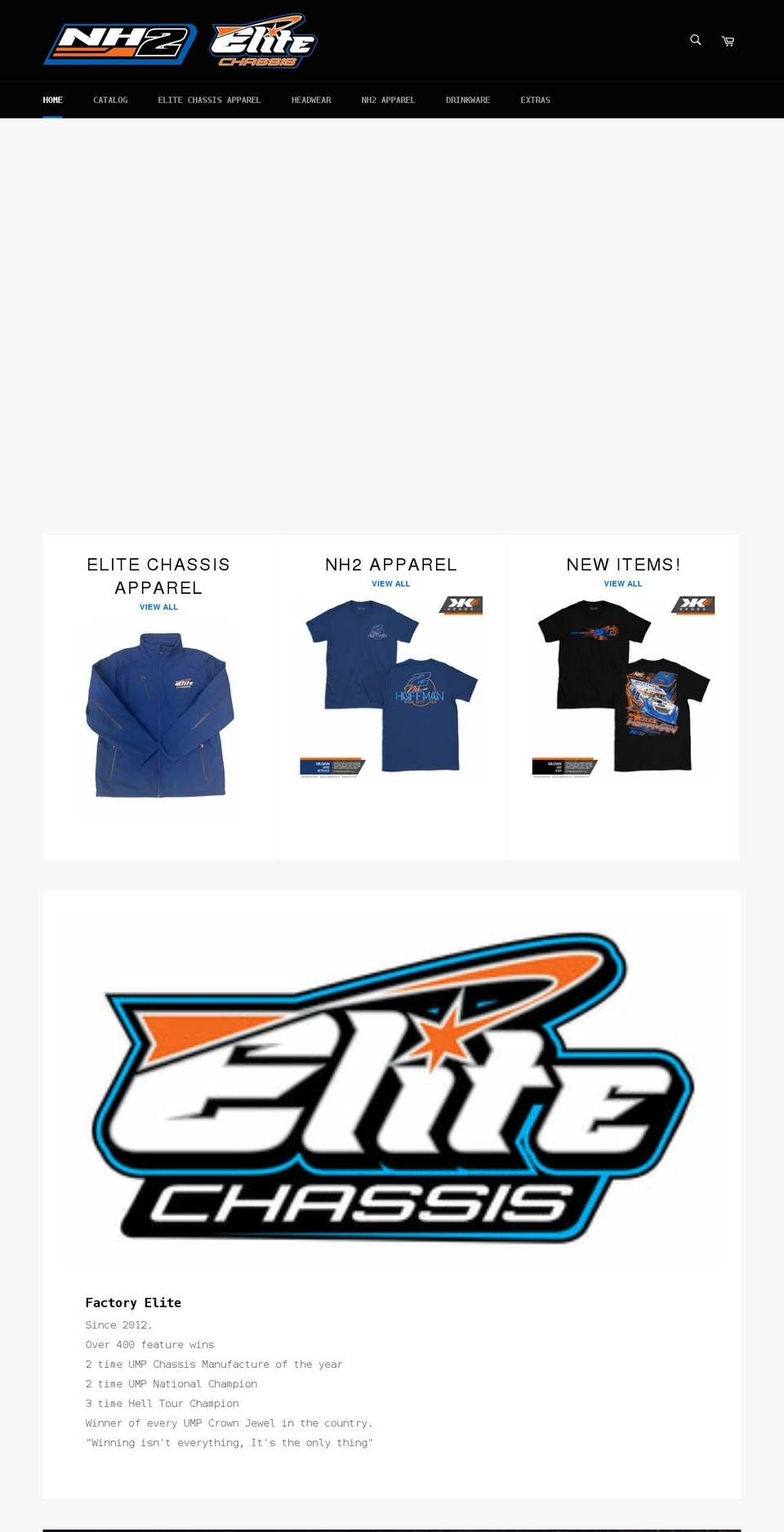 shopnh2.com shopify website screenshot