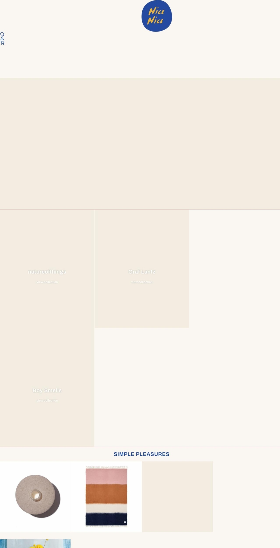 shopnicenice.com shopify website screenshot