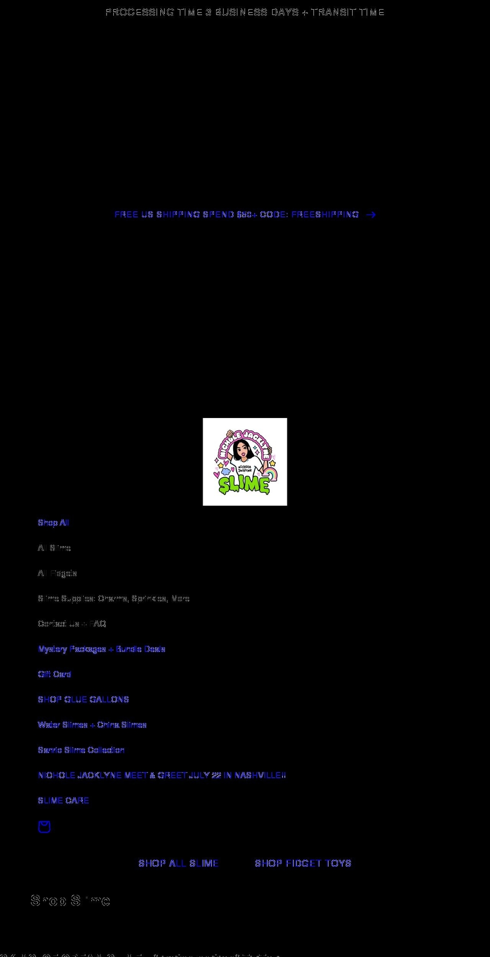 shopnicholejacklyne.com shopify website screenshot