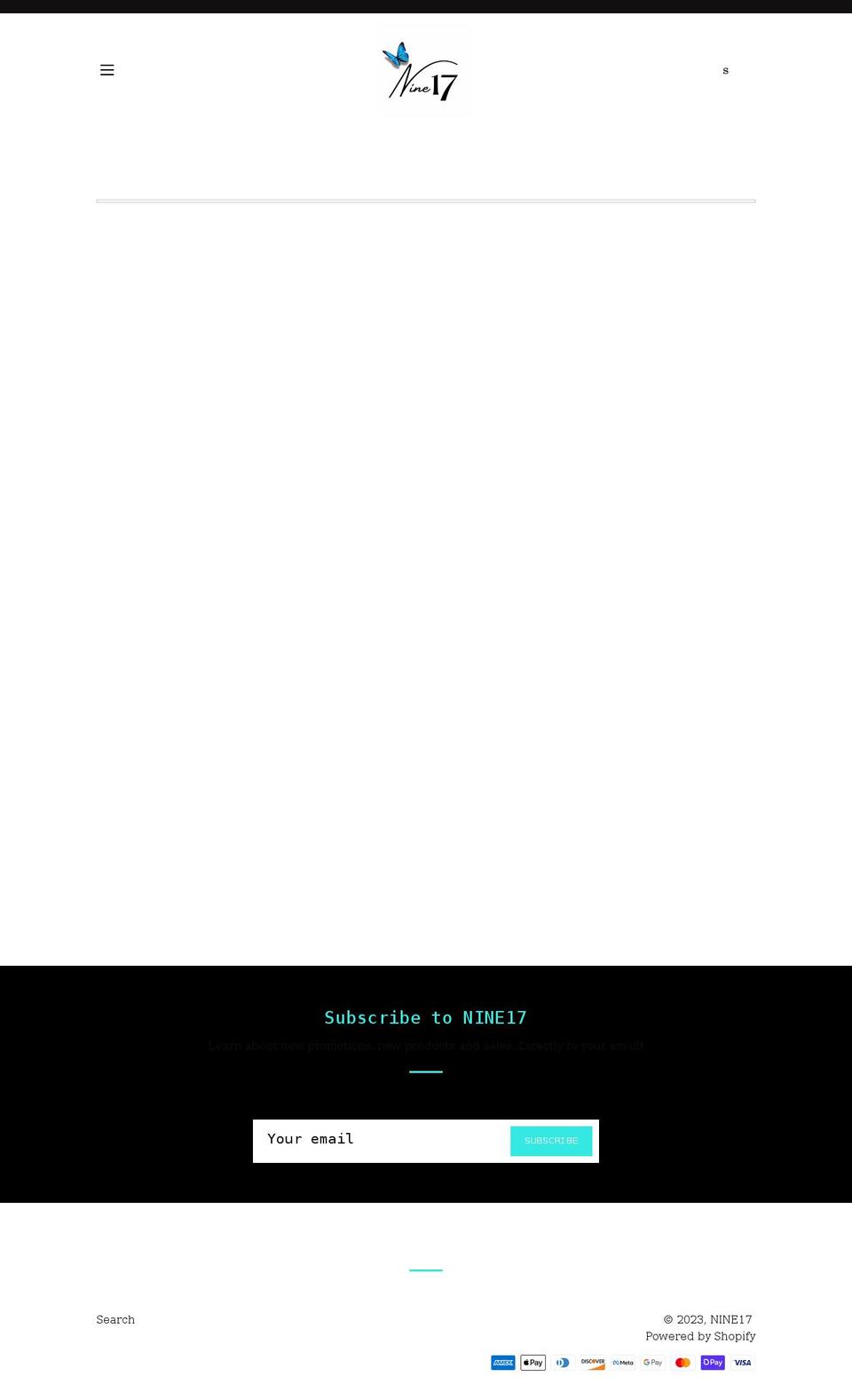 shopnine17.com shopify website screenshot