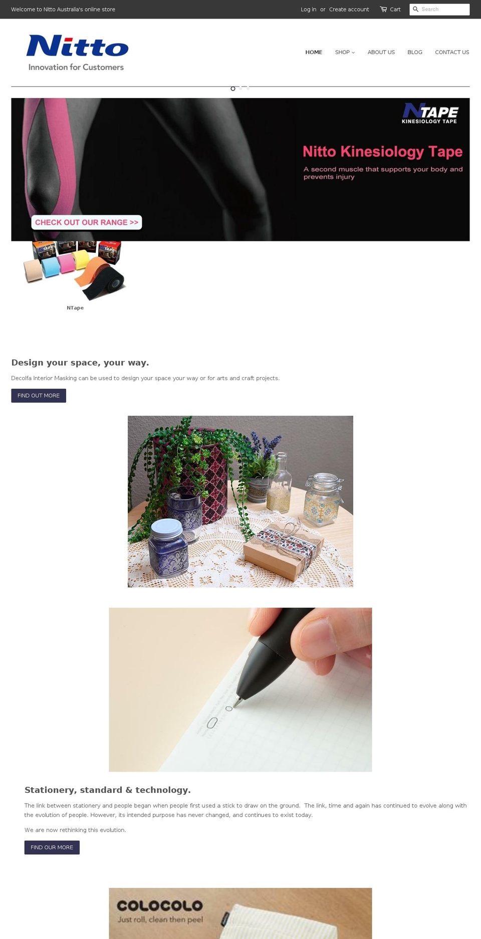 shopnittoaus.com shopify website screenshot