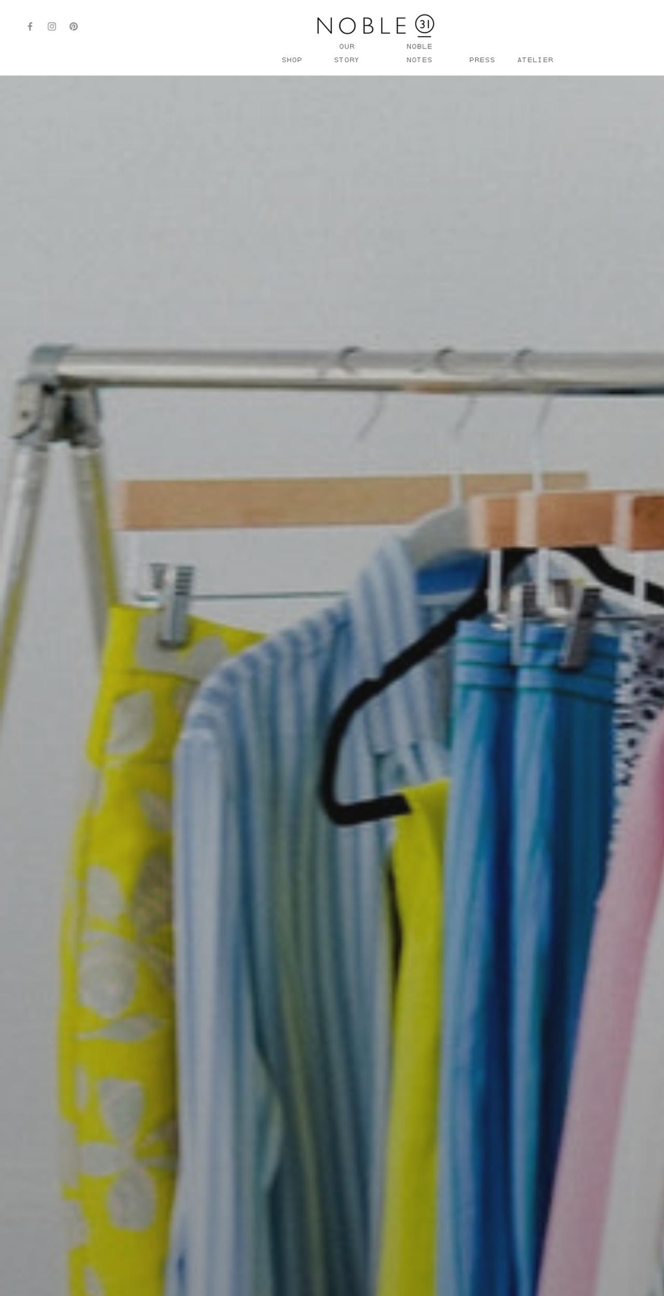 shopnoble31.com shopify website screenshot