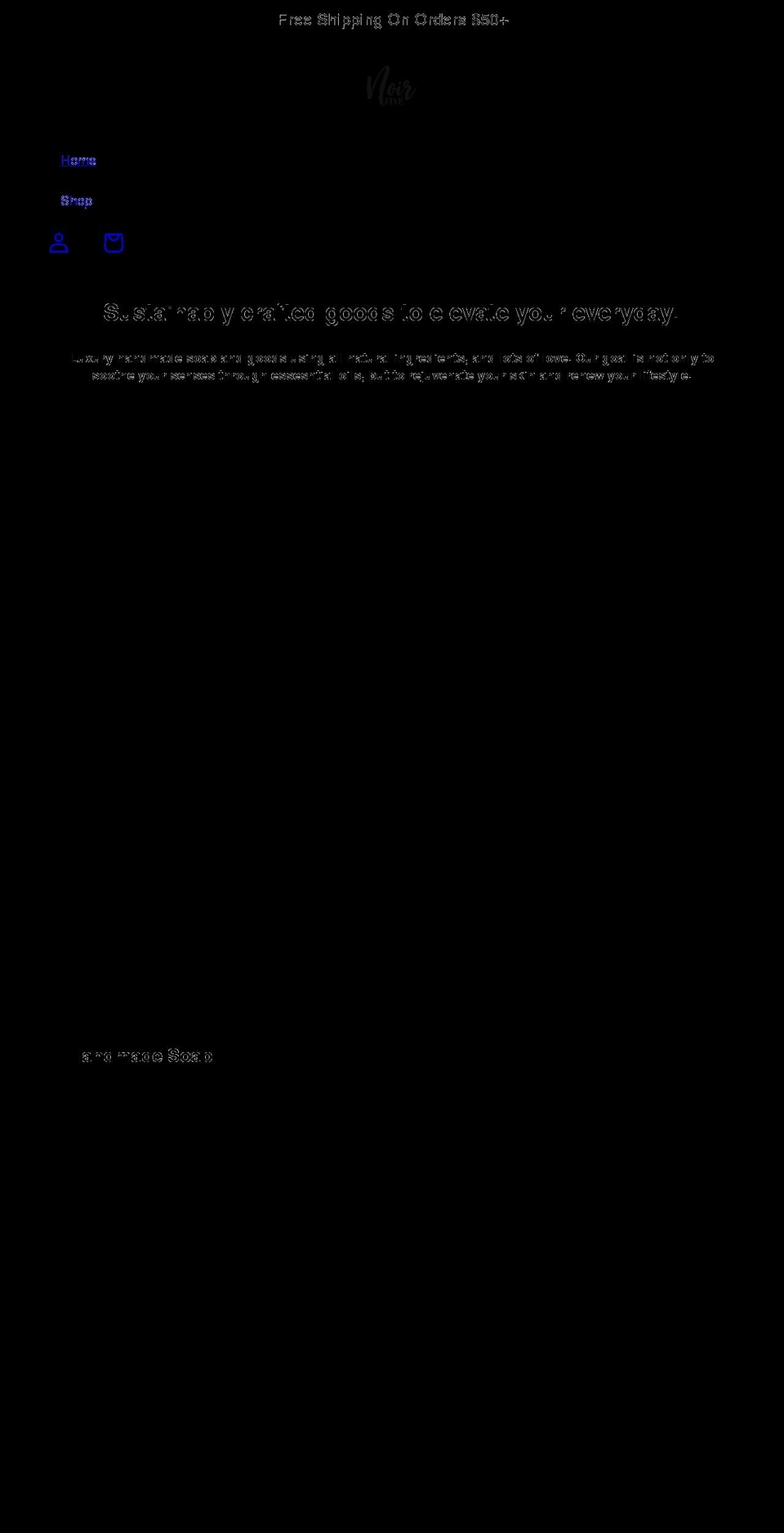 shopnoirfive.com shopify website screenshot