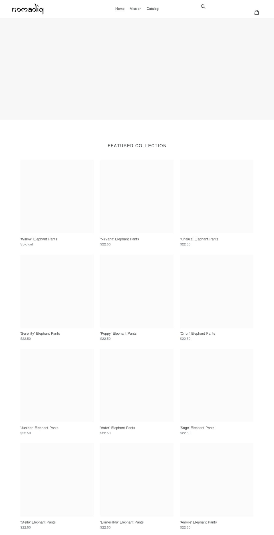 shopnomadiq.com shopify website screenshot