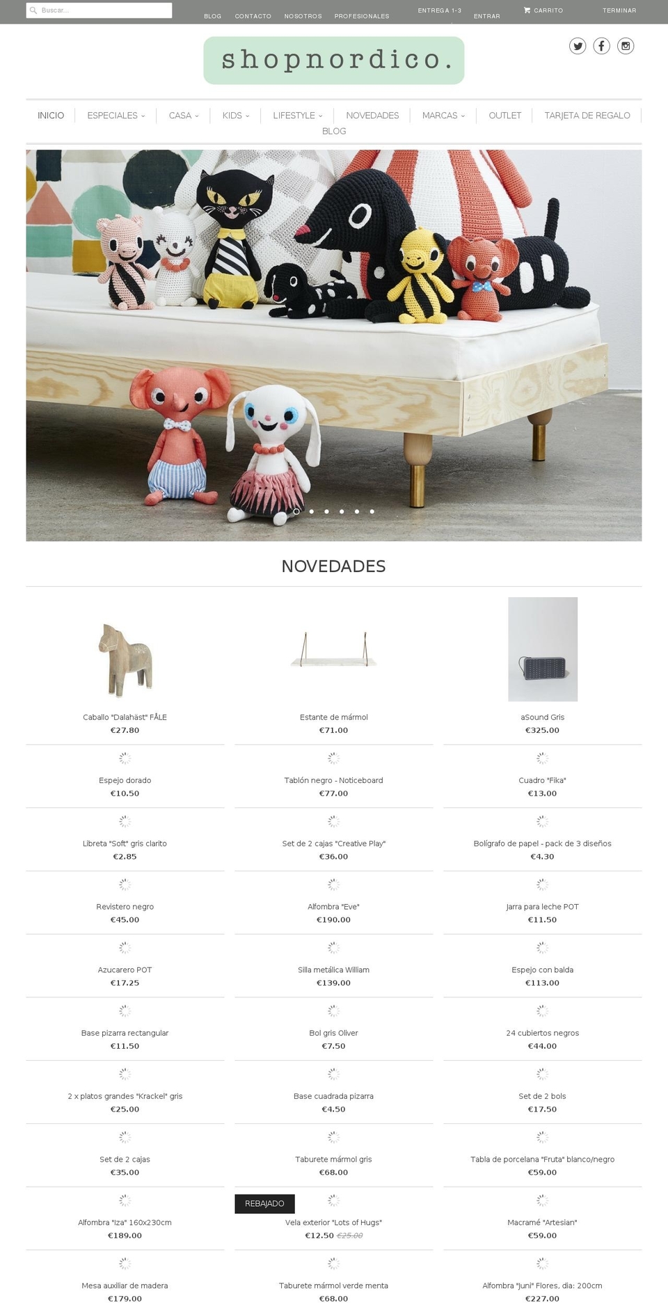 shopnordico.com shopify website screenshot