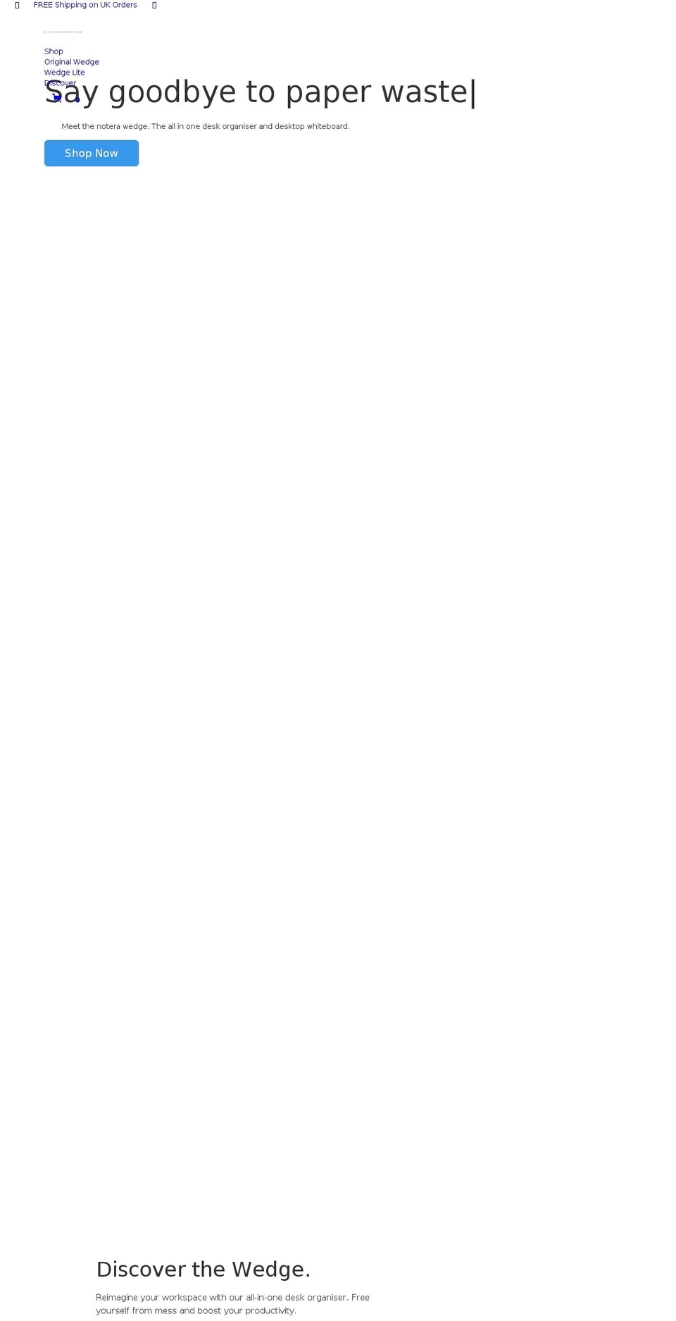 shopnotera.com shopify website screenshot