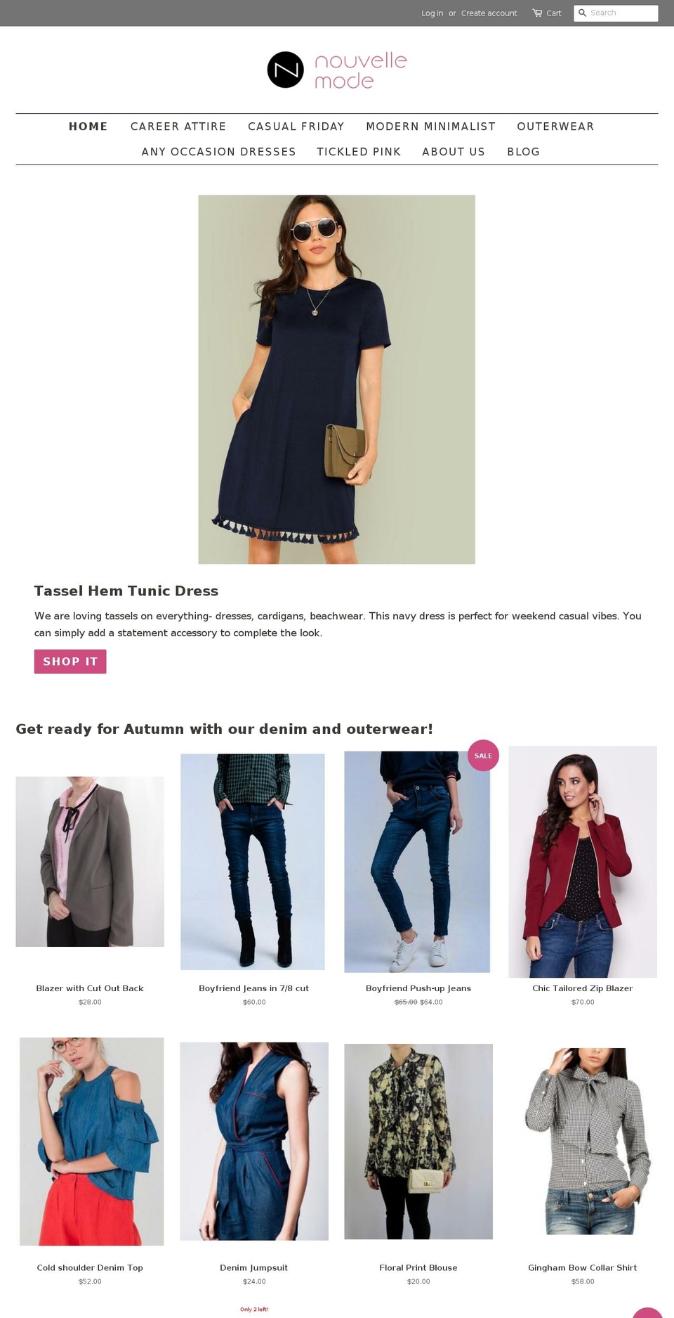 shopnouvellemode.com shopify website screenshot