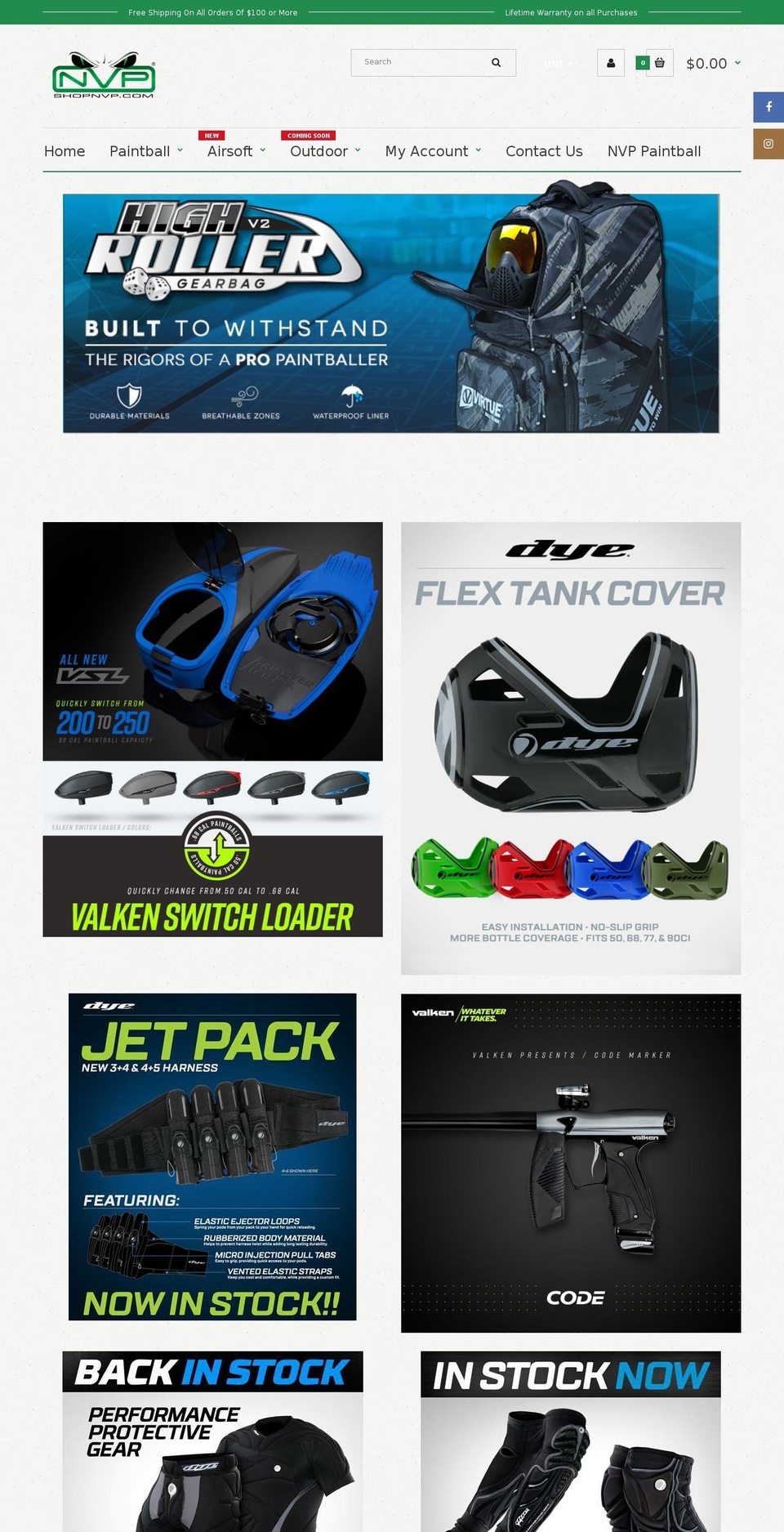 shopnvp.com shopify website screenshot