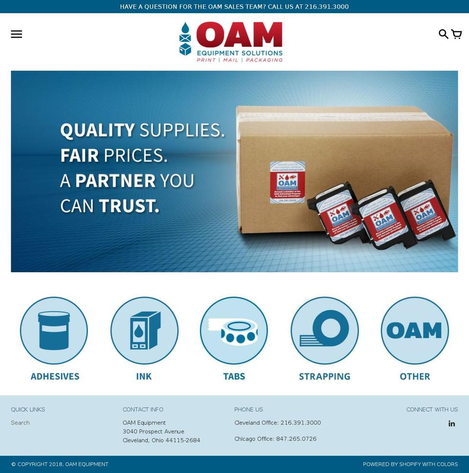 shopoam.net shopify website screenshot