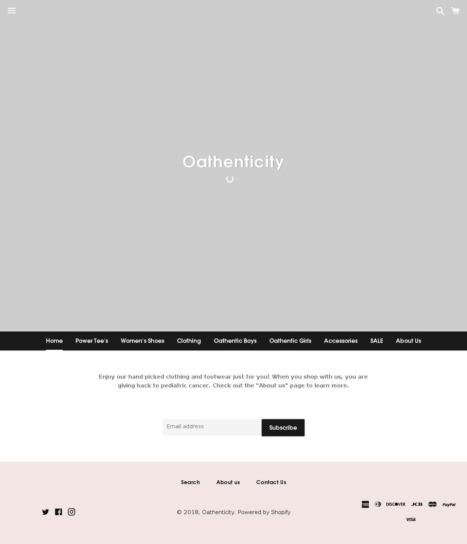 shopoathfootwear.com shopify website screenshot