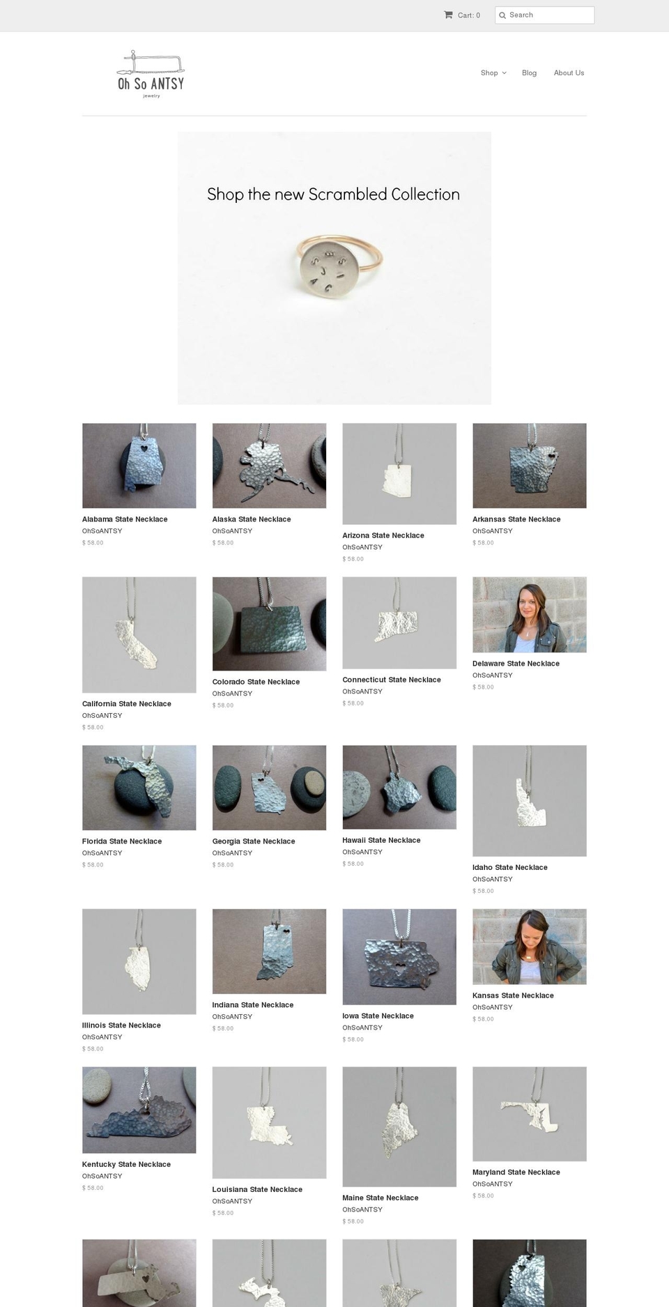 shopohsoantsy.com shopify website screenshot