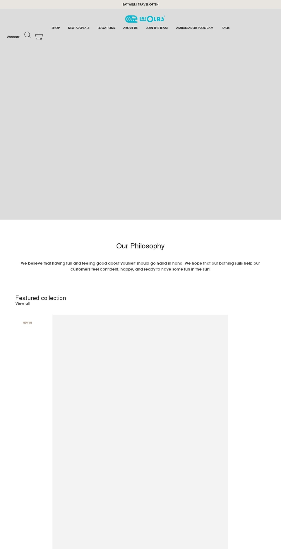 shopolas.com shopify website screenshot