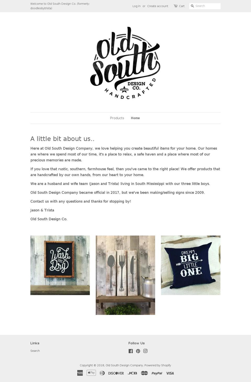 shopoldsouth.com — Shopify storefront screenshot